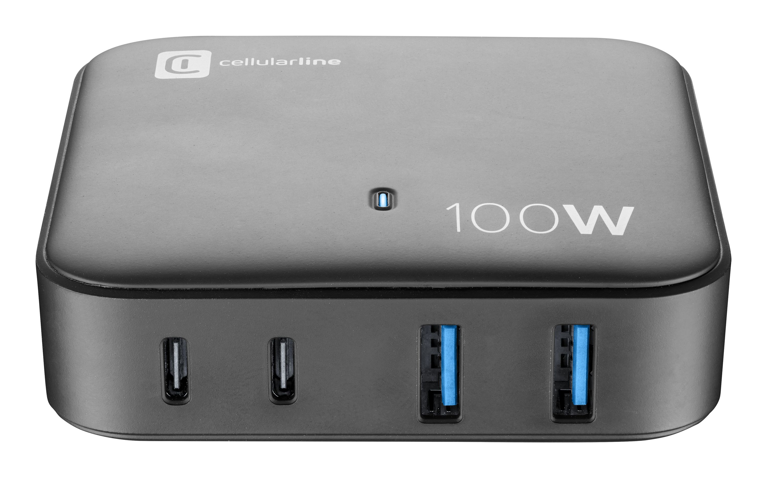 Cellularline Power Bank THUNDER 5000 Caricabatterie portatile extra compatto  Nero