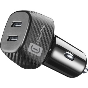 Cargador de coche [certificado Apple MFi], paquete de 2 cargadores USB C de  doble puerto de 48 W, adaptador de coche rápido para iPhone con cable
