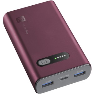 Caricabatterie Portatile Fast 10000 mAh Rosso Cellularline